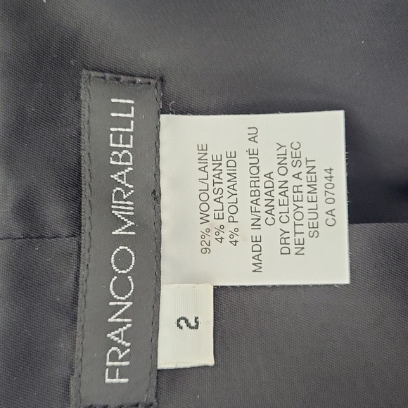 Franco Mirabelli Gray Jacket with Asymmetrical Zipper - Picture 8 of 10